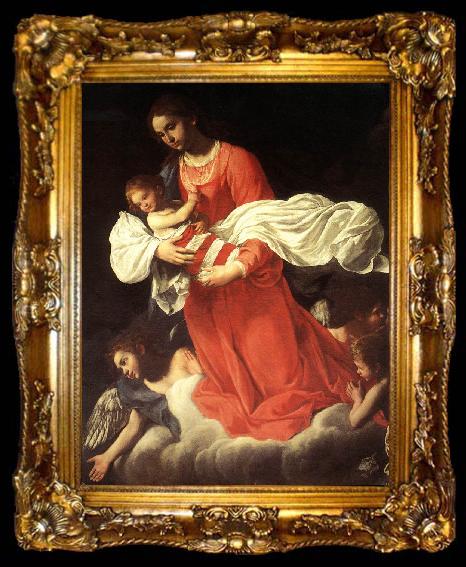 framed  BAGLIONE, Giovanni The Virgin and the Child with Angels, ta009-2
